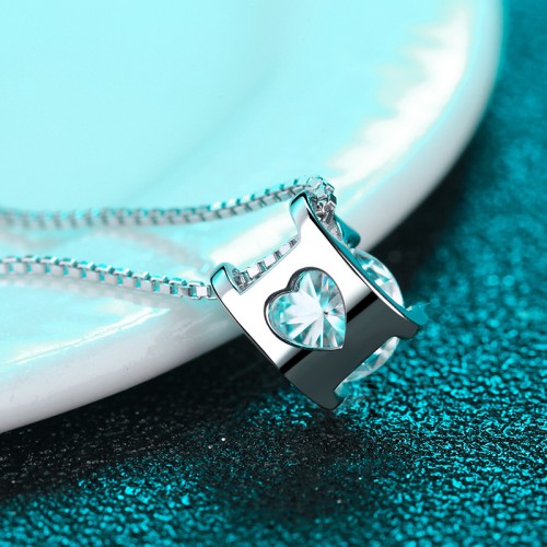 2 CT Moissanite Bull head pendant 925 Silver C2025080109